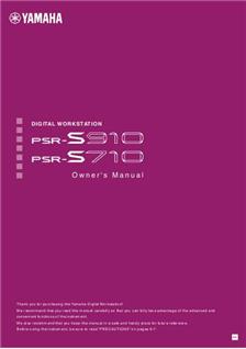 Yamaha PSR S710 manual. Camera Instructions.
